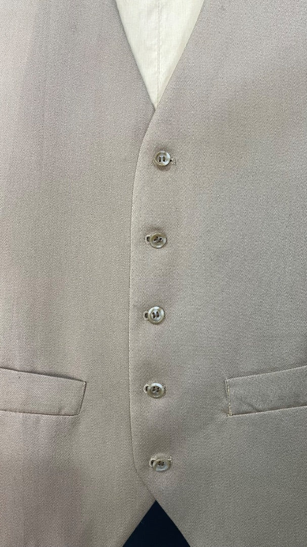 Chaleco Corto  SIN MARCA  Beige Talle 2
