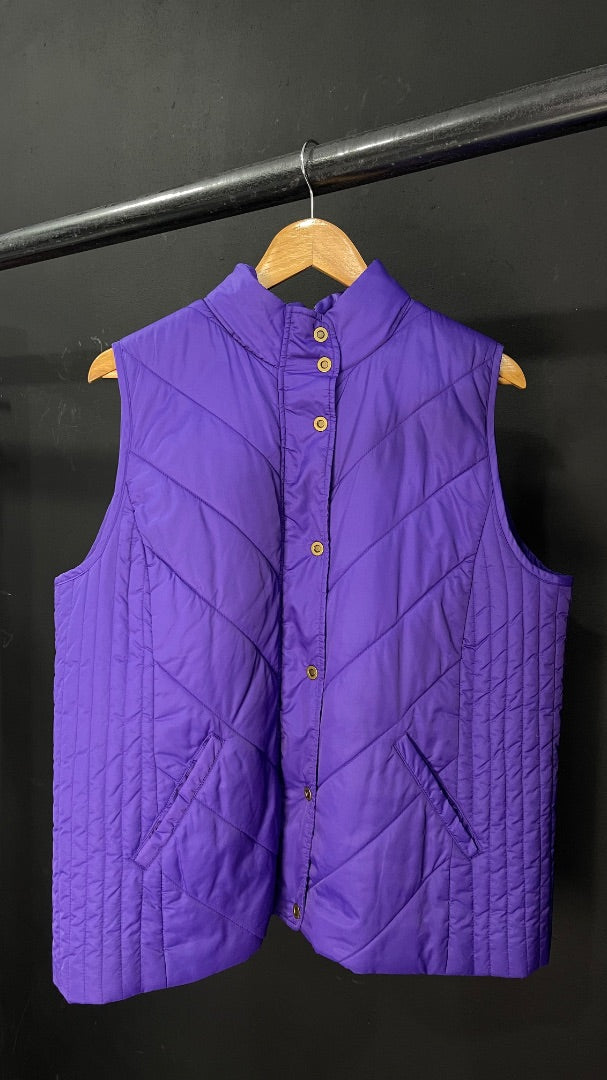 Chaleco Largo  JONES NEW YORK  Violeta Talle XL