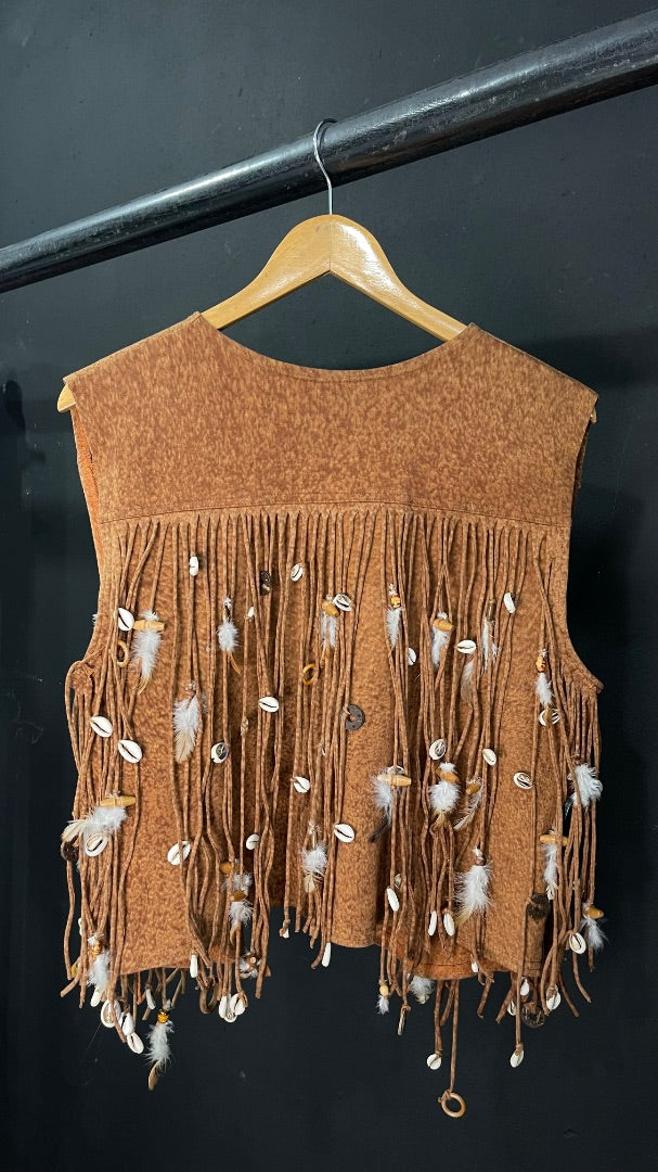 Chaleco Corto  SIN MARCA  Marron Talle M