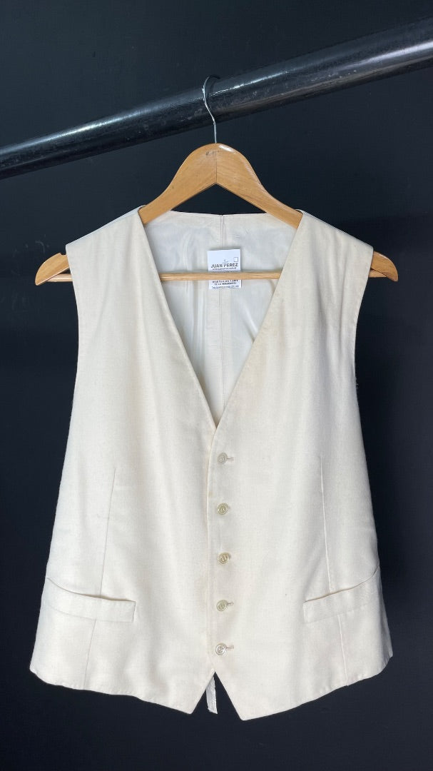 Chaleco Corto  SIN MARCA  Beige Talle L