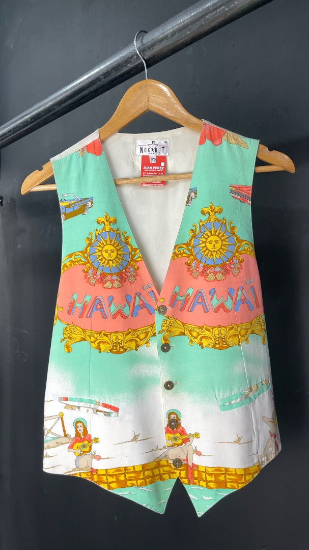 Chaleco Corto  Nogaret  Varios  Estampado Talle 42