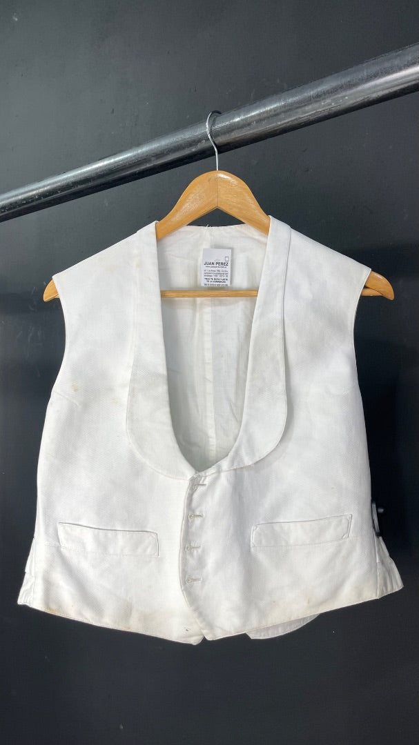 Chaleco Corto  SIN MARCA  Blanco Talle M