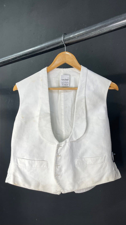 SIN MARCA  Chaleco Corto  Blanco  Talle M