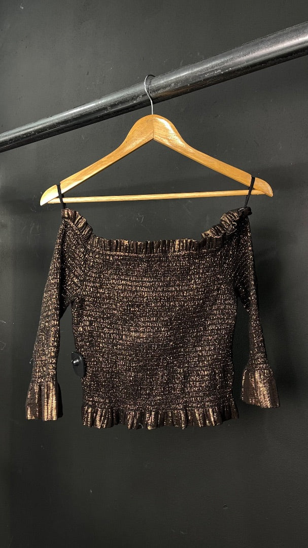 Blusa  CHER  Dorado Talle 2