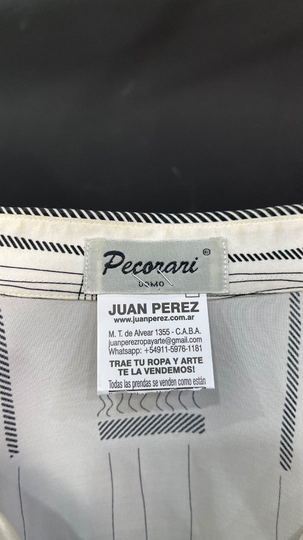Camisa Manga Larga  SIN MARCA  Varios Blanco Y Negro Talle L