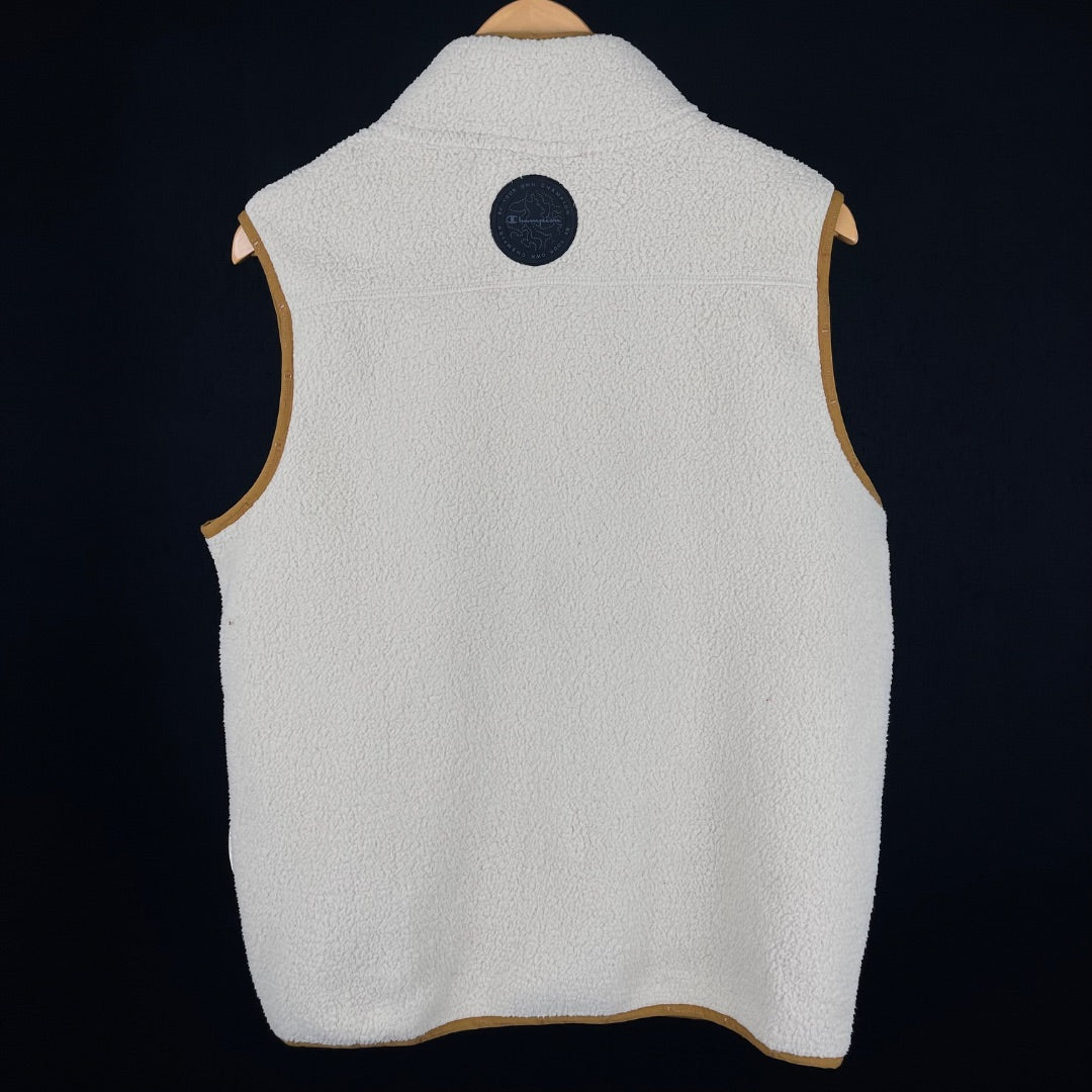 CHAMPION Chaleco Corto Beige Talle S