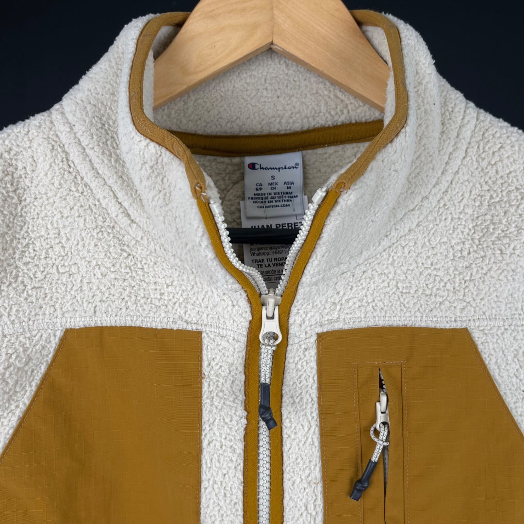 CHAMPION Chaleco Corto Beige Talle S