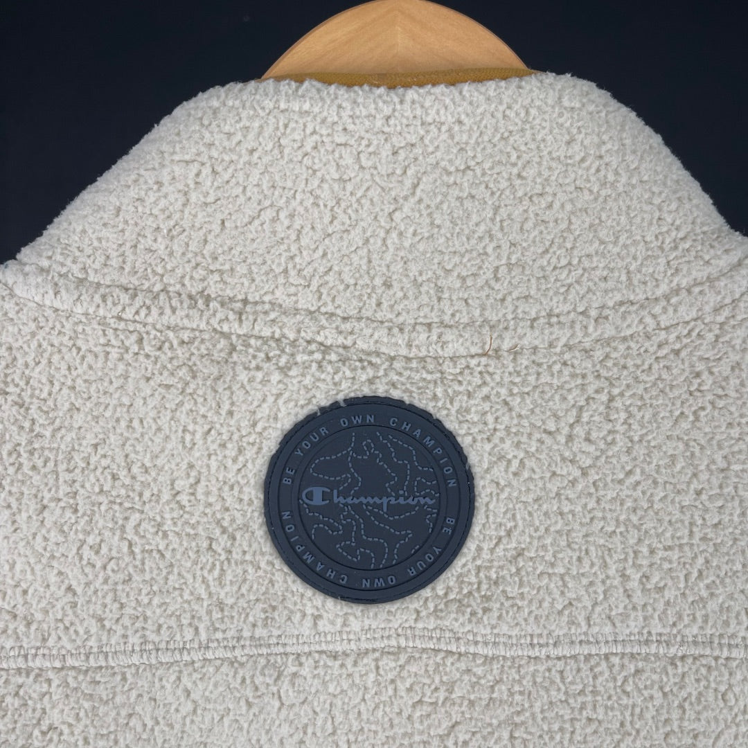 CHAMPION Chaleco Corto Beige Talle S
