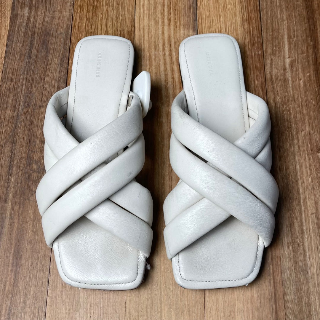 Sandalias  ANINE BING  Color Beige Talle 38