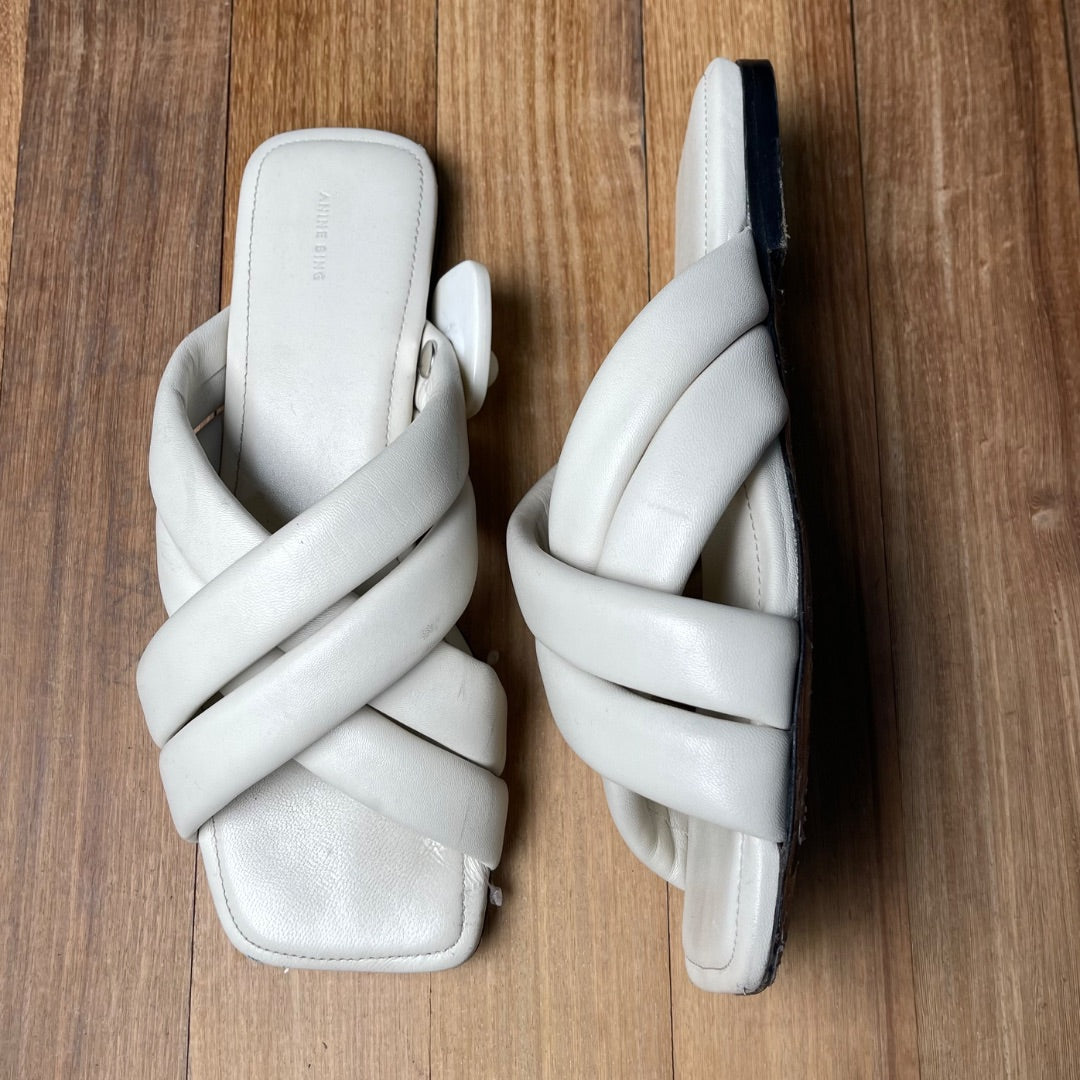 Sandalias  ANINE BING  Color Beige Talle 38