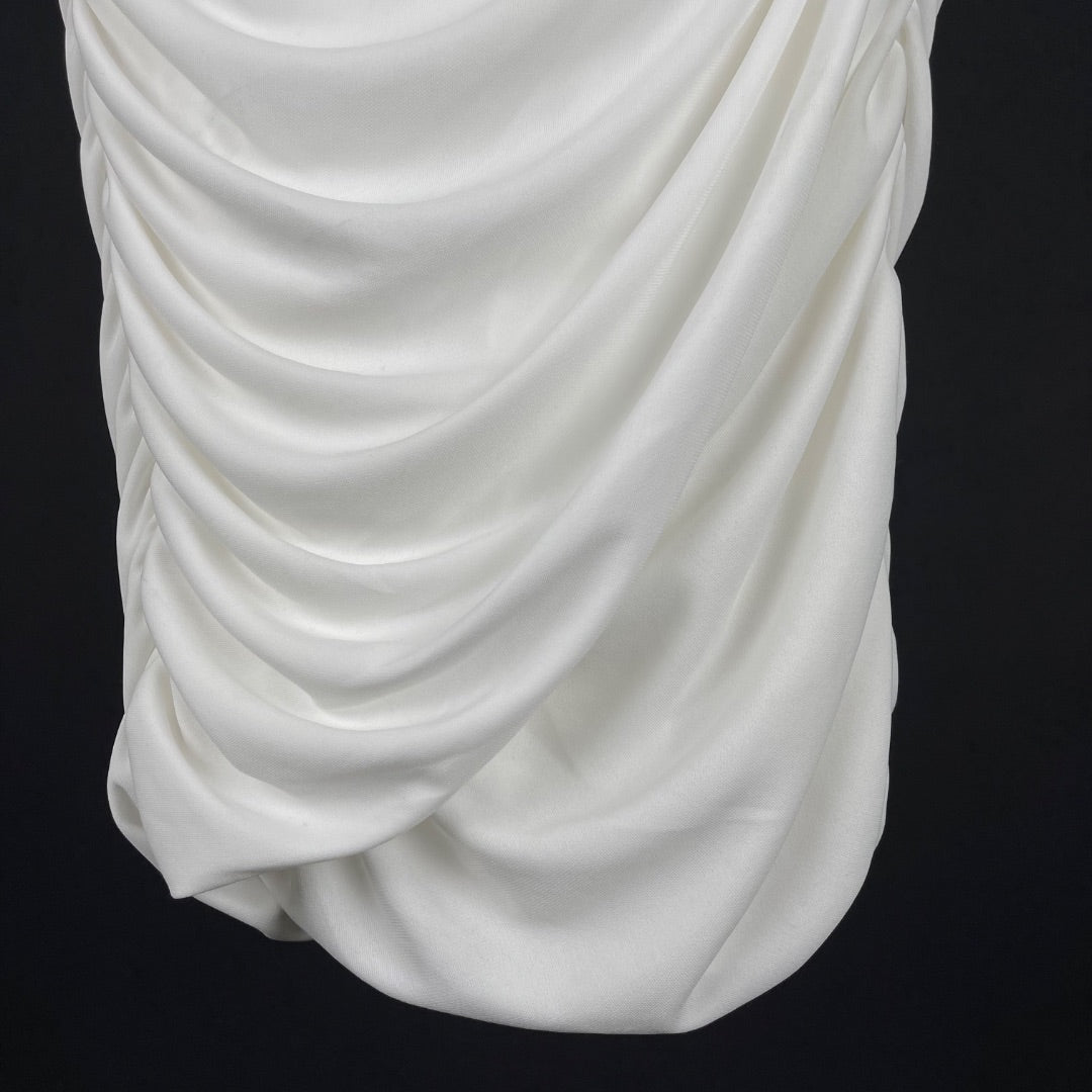 ZARA Vestido Blanco Talle M