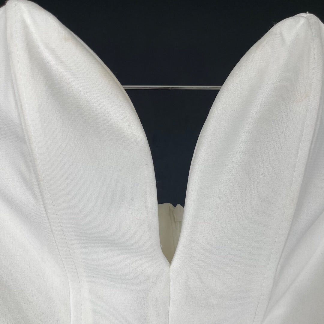 ZARA Vestido Blanco Talle M