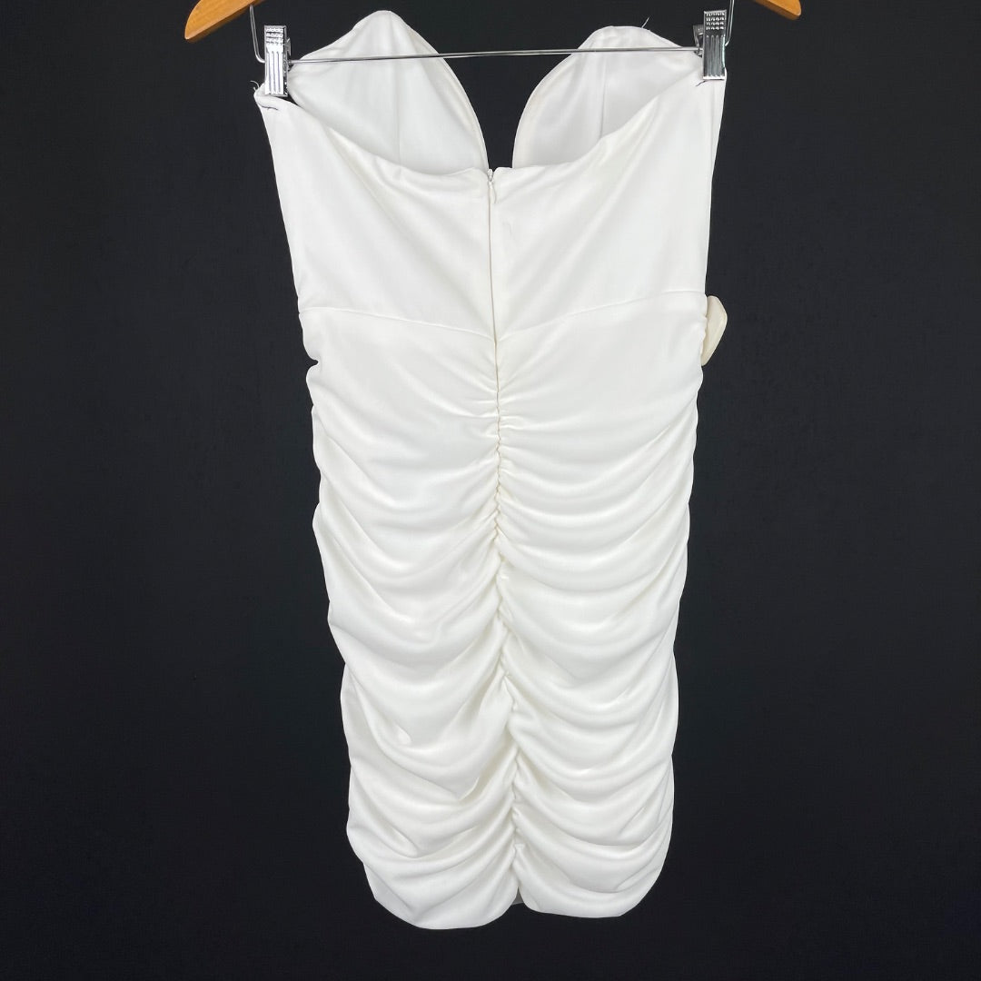 ZARA Vestido Blanco Talle M