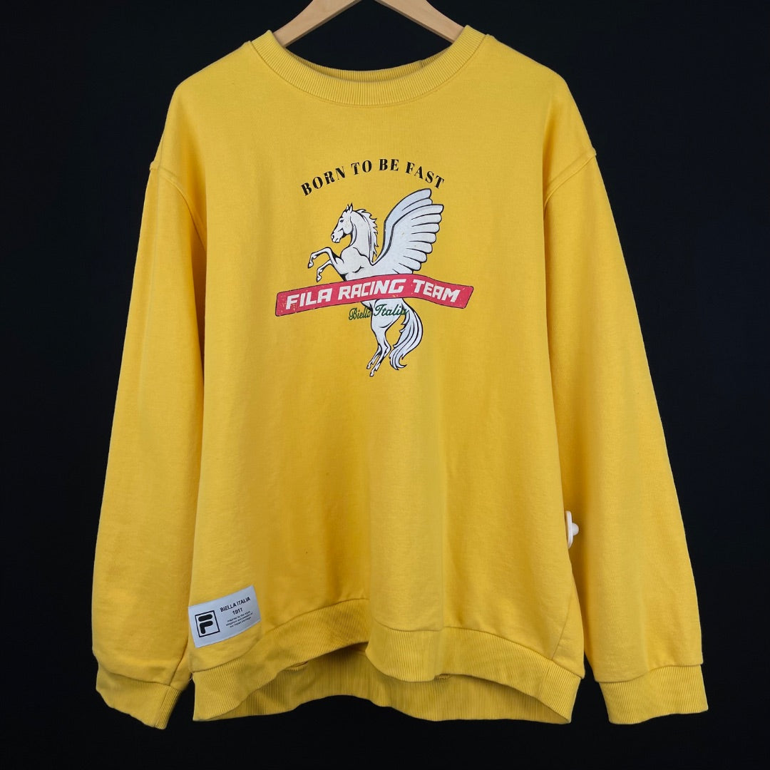 FILA Buzo Amarillo Talle XL