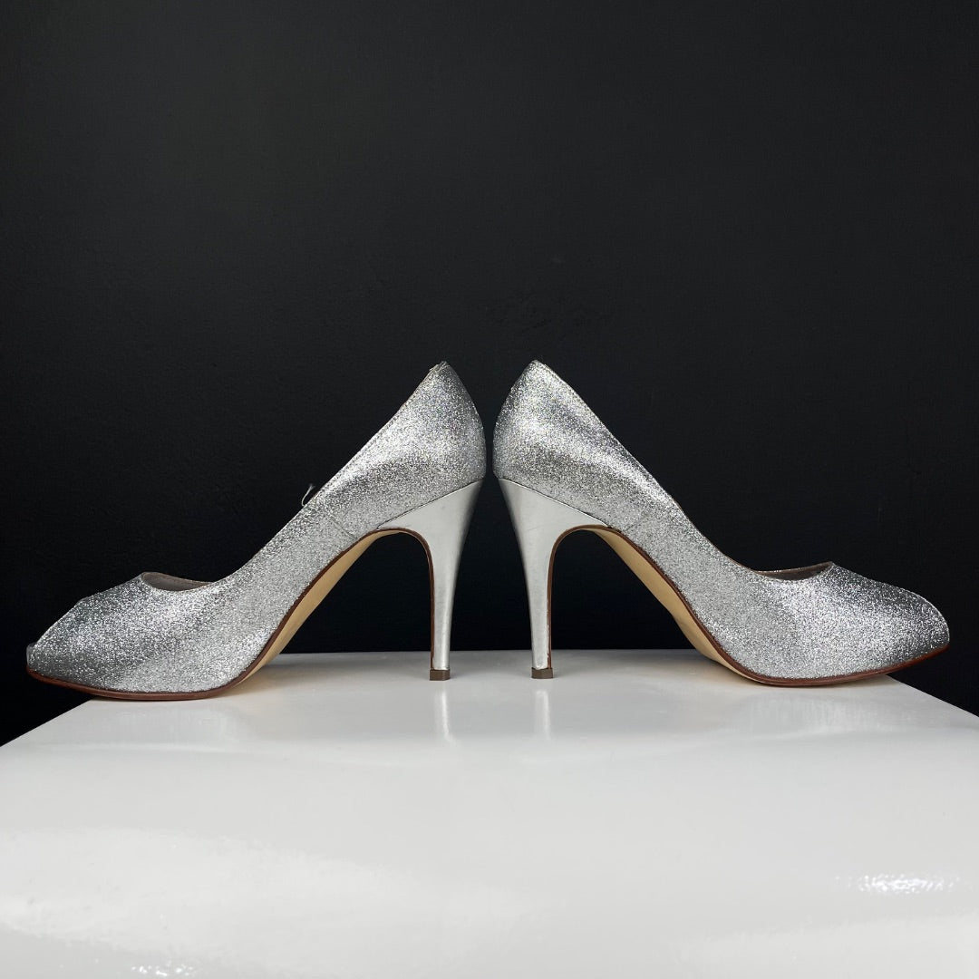 VERCAL Zapatos Plateado Talle 40