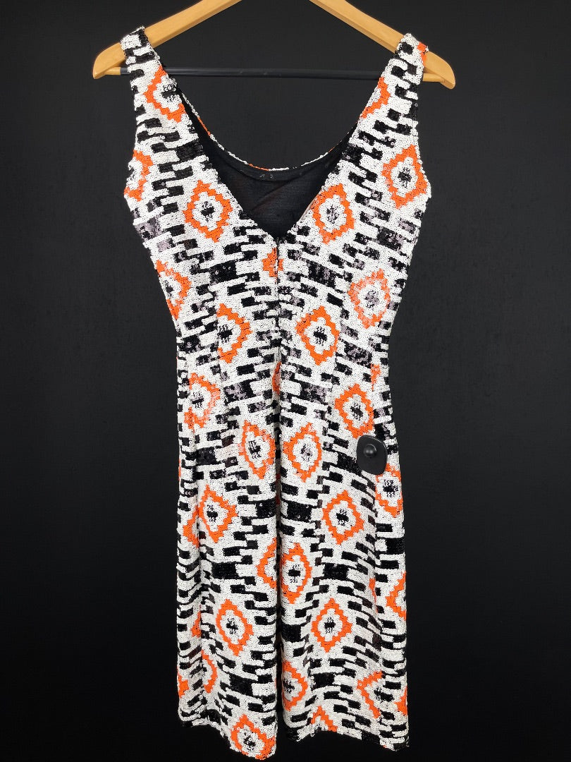 SIN MARCA Vestido Varios Rombos Talle M