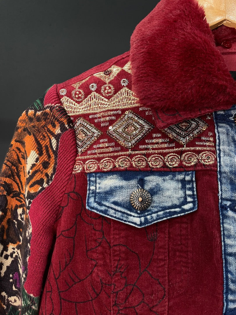 Campera  DESIGUAL  Rojo Talle 34