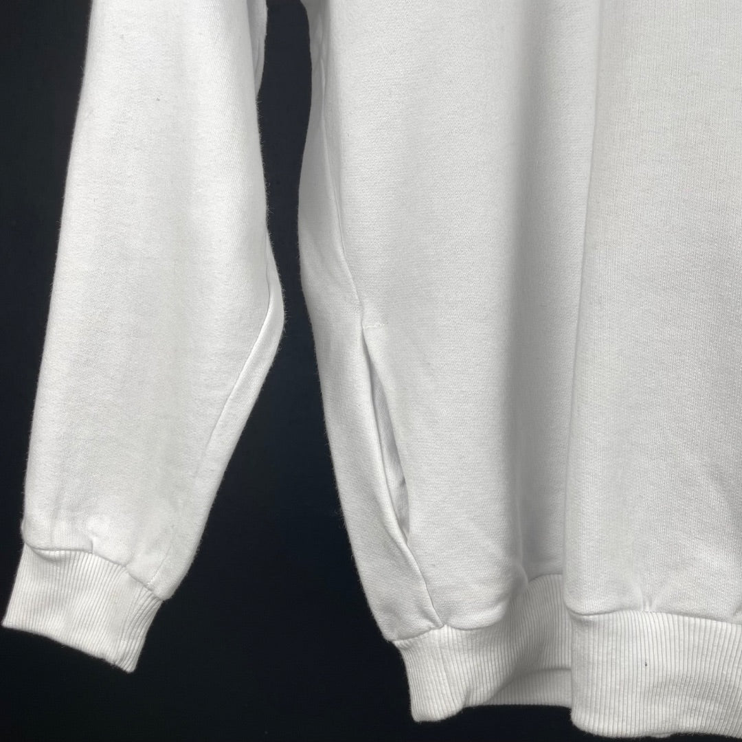 ROPA Y ARTE Buzo Blanco Talle S