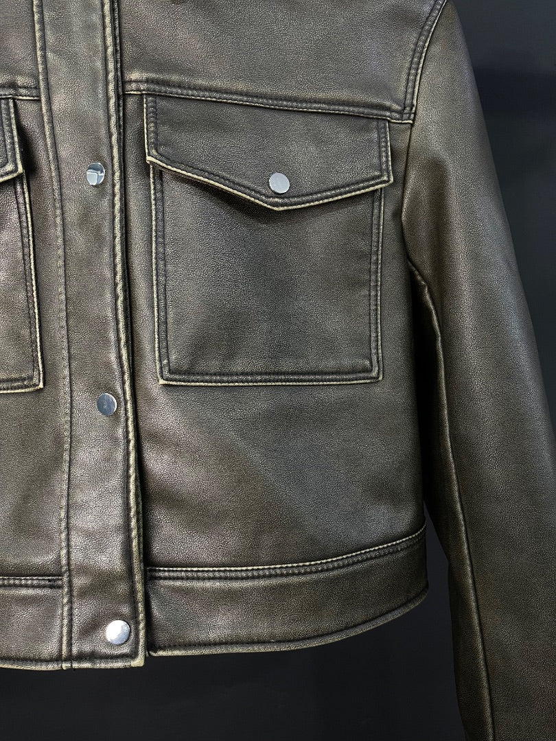 Campera  ZARA  Verde Talle M