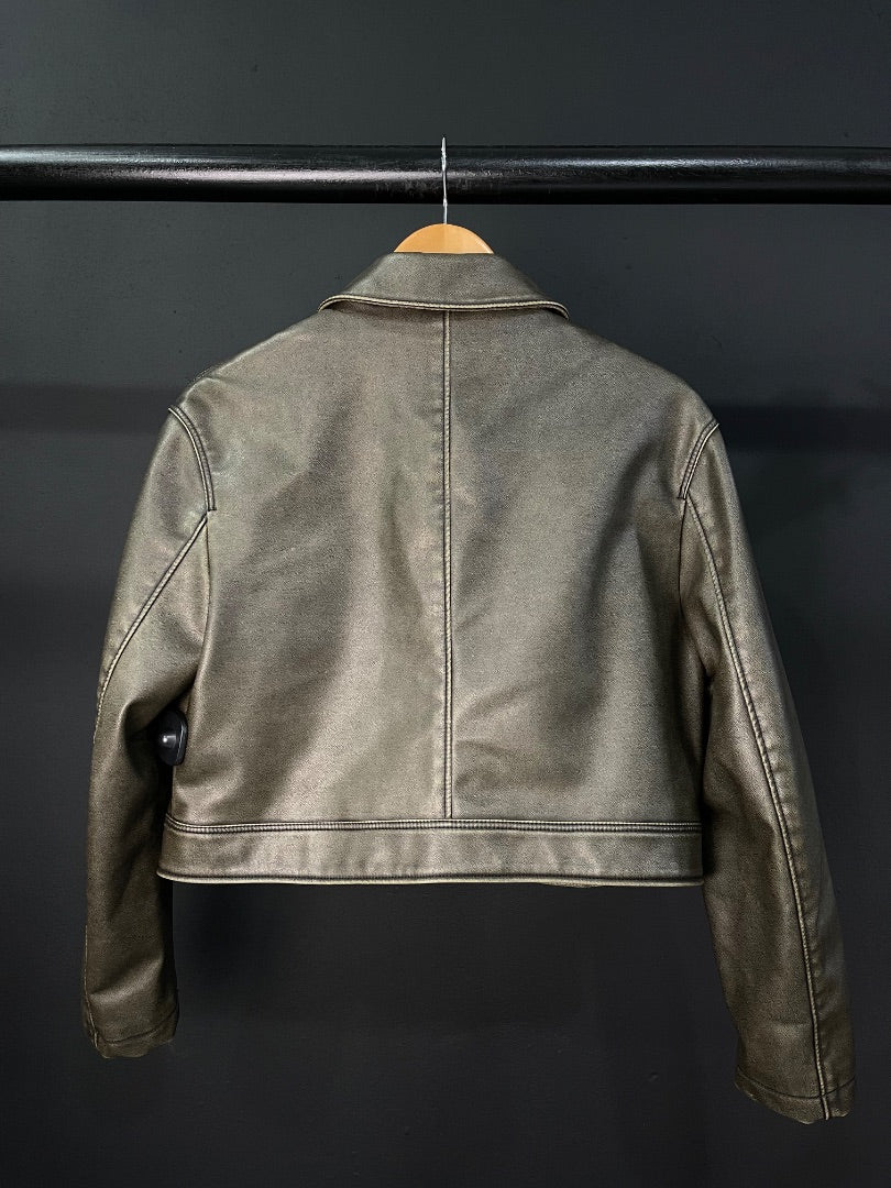 Campera  ZARA  Verde Talle M