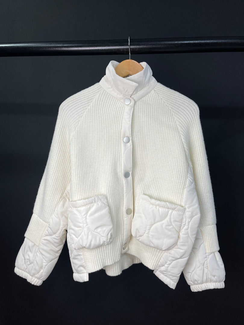 Campera  Swaga  Blanco Talle M