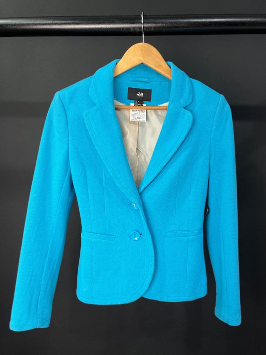 H&M  Saco  Celeste  Talle 34