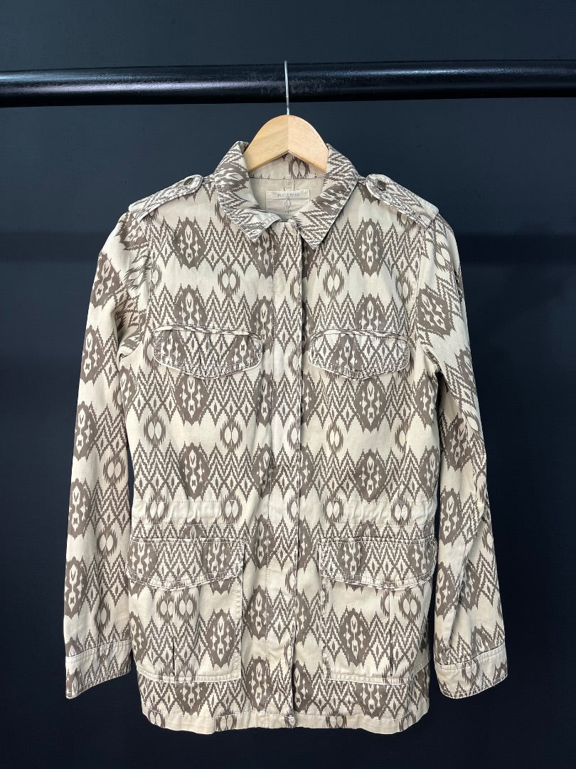 PULL & BEAR  Campera  Beige  Talle M