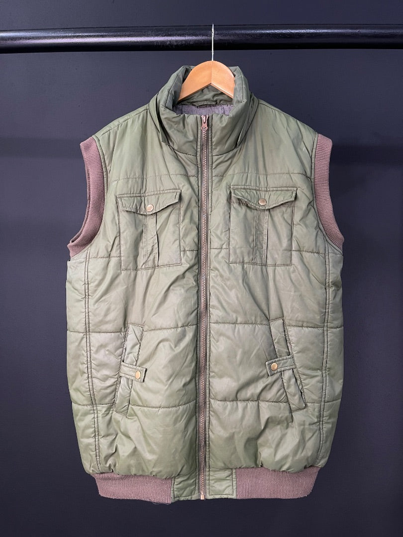 Chaleco Corto  Tex man  Verde Talle XXL
