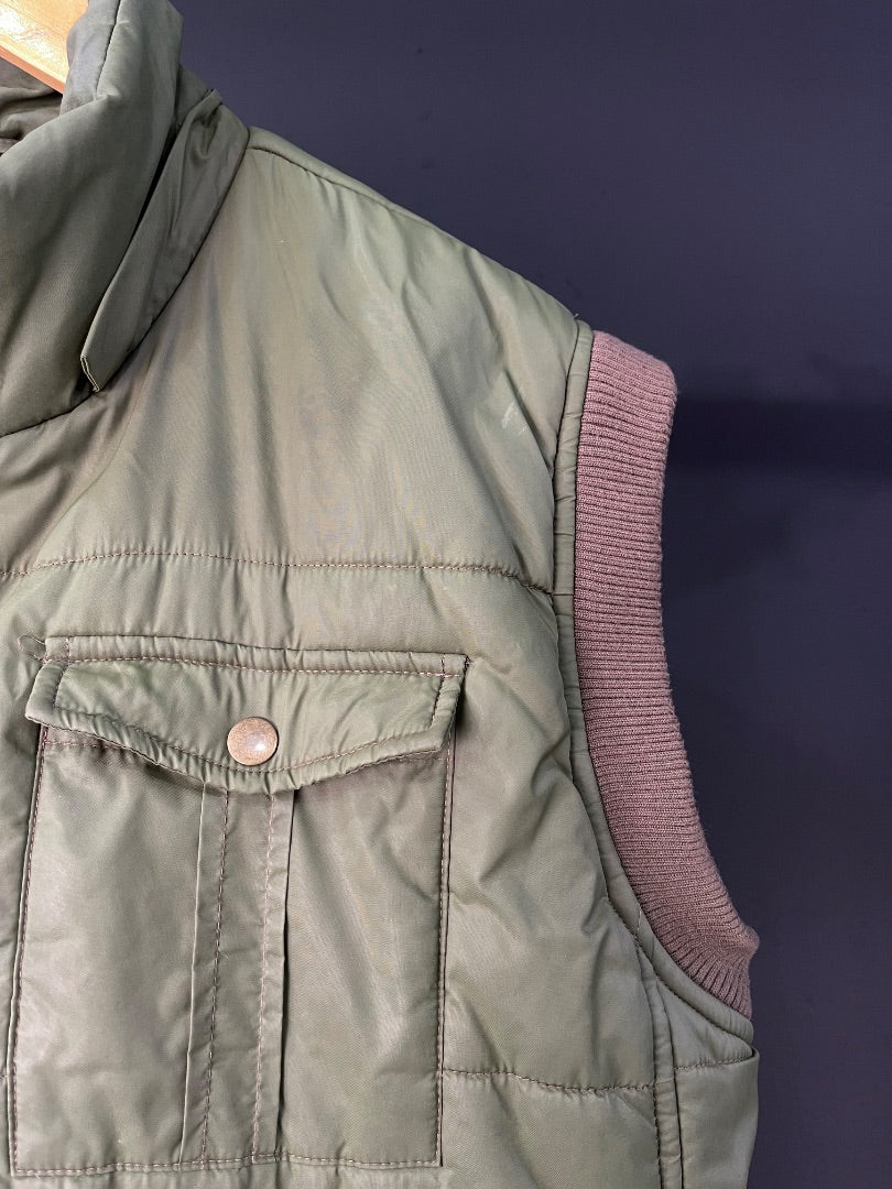Chaleco Corto  Tex man  Verde Talle XXL