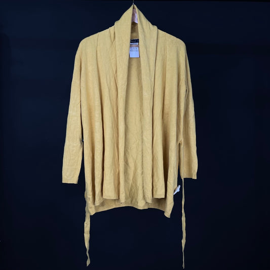 ZARA Sweater Abierto Amarillo Talle S