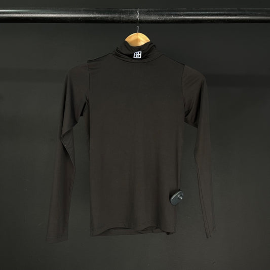 BLACKMAMBA Remera Manga Larga Negro Talle 1
