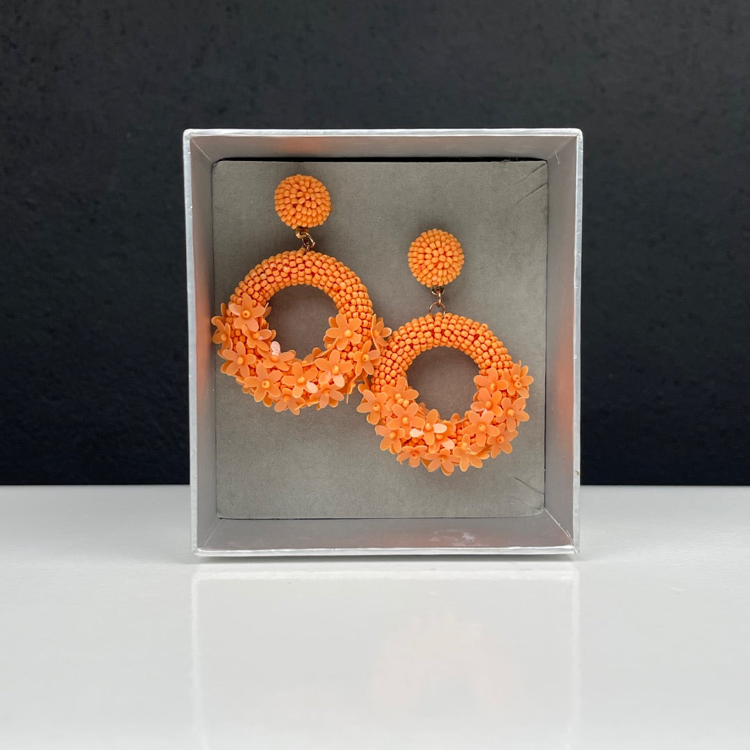 SIN MARCA Aros Naranja Talle Unico