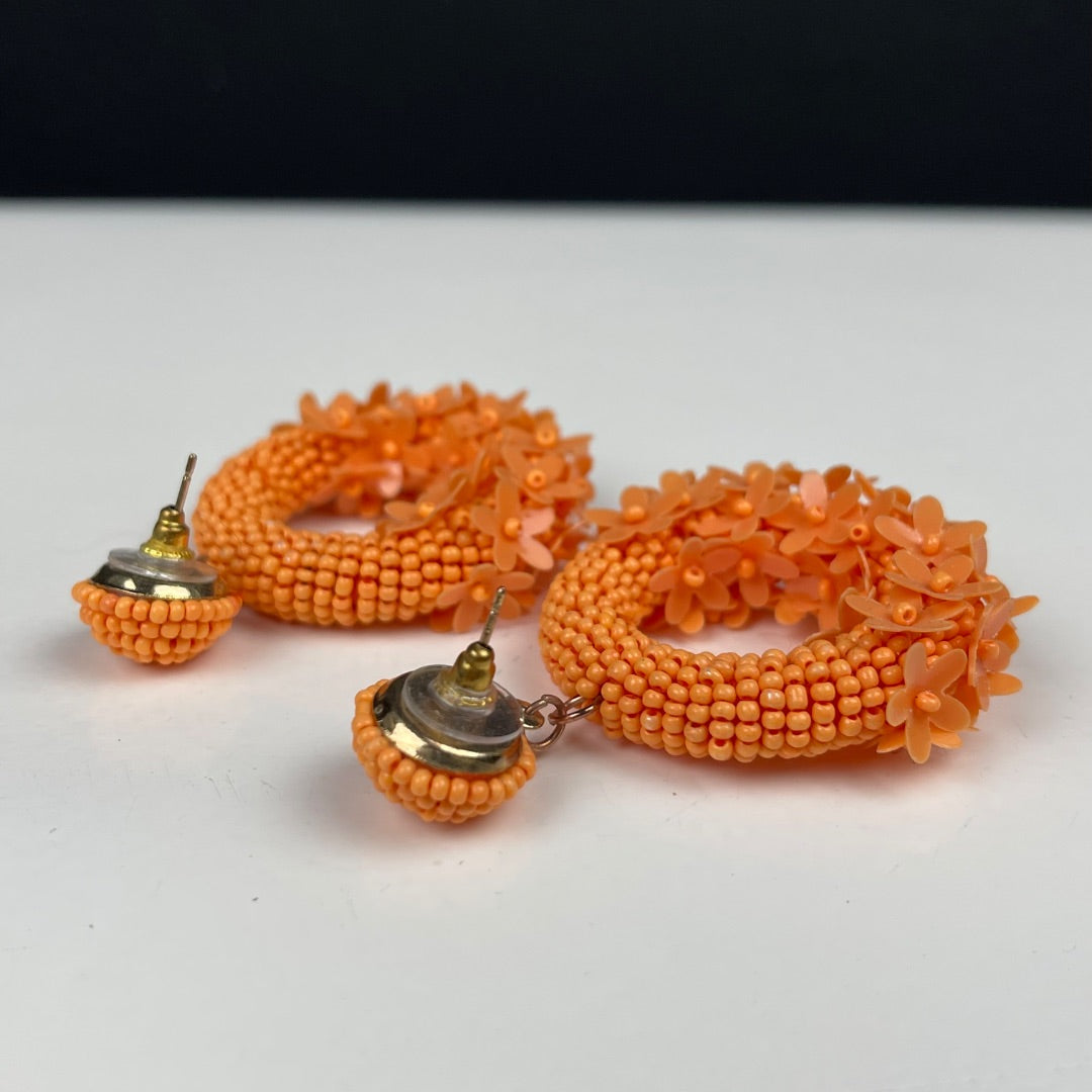 SIN MARCA Aros Naranja Talle Unico