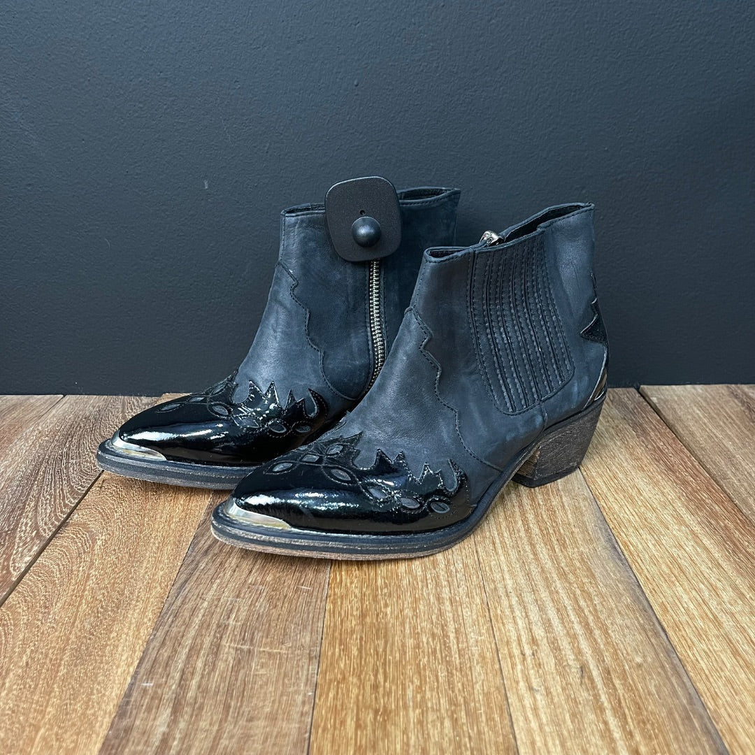 BENDITO PIE  Bota Cowboy  Negro  Talle 35