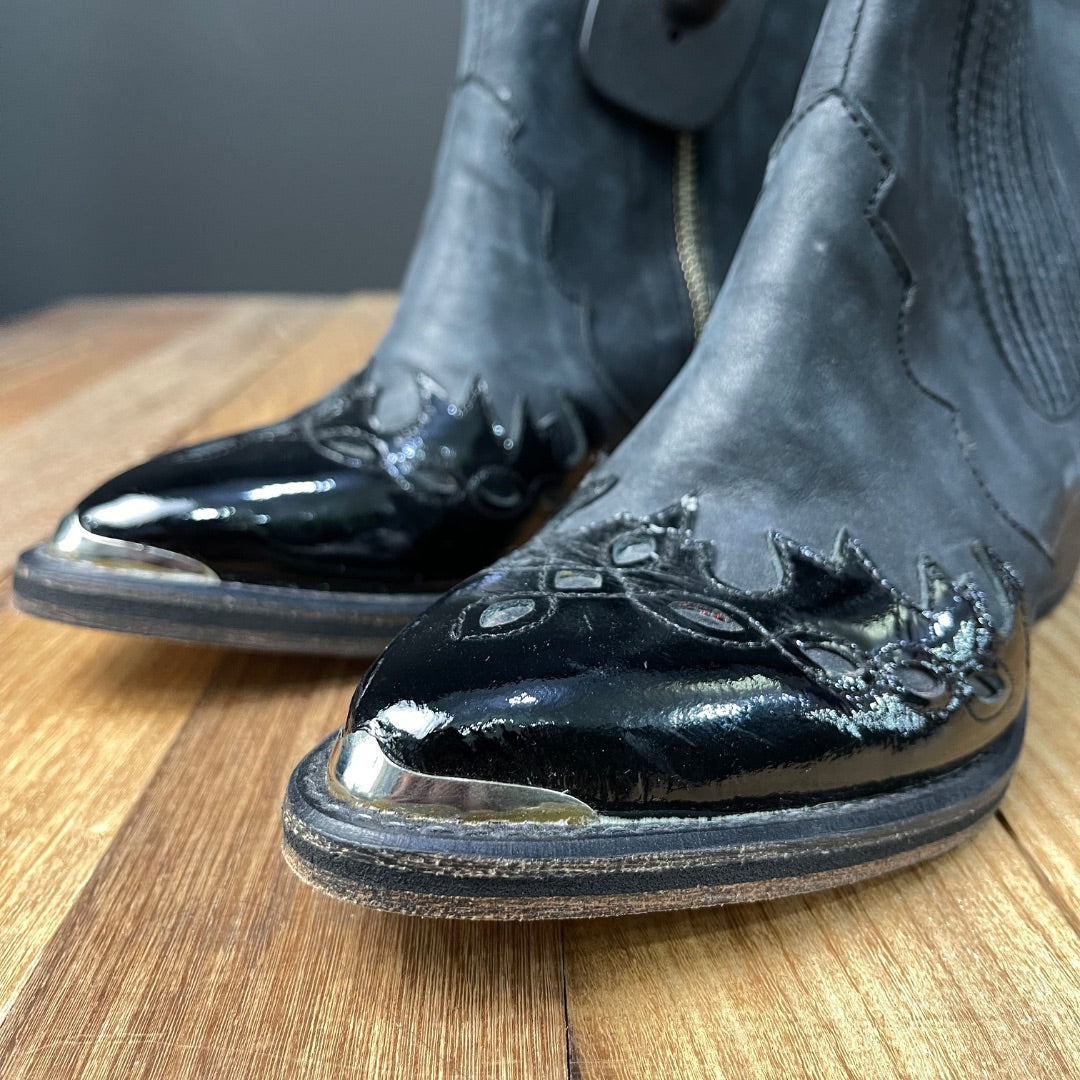 BENDITO PIE  Bota Cowboy  Negro  Talle 35