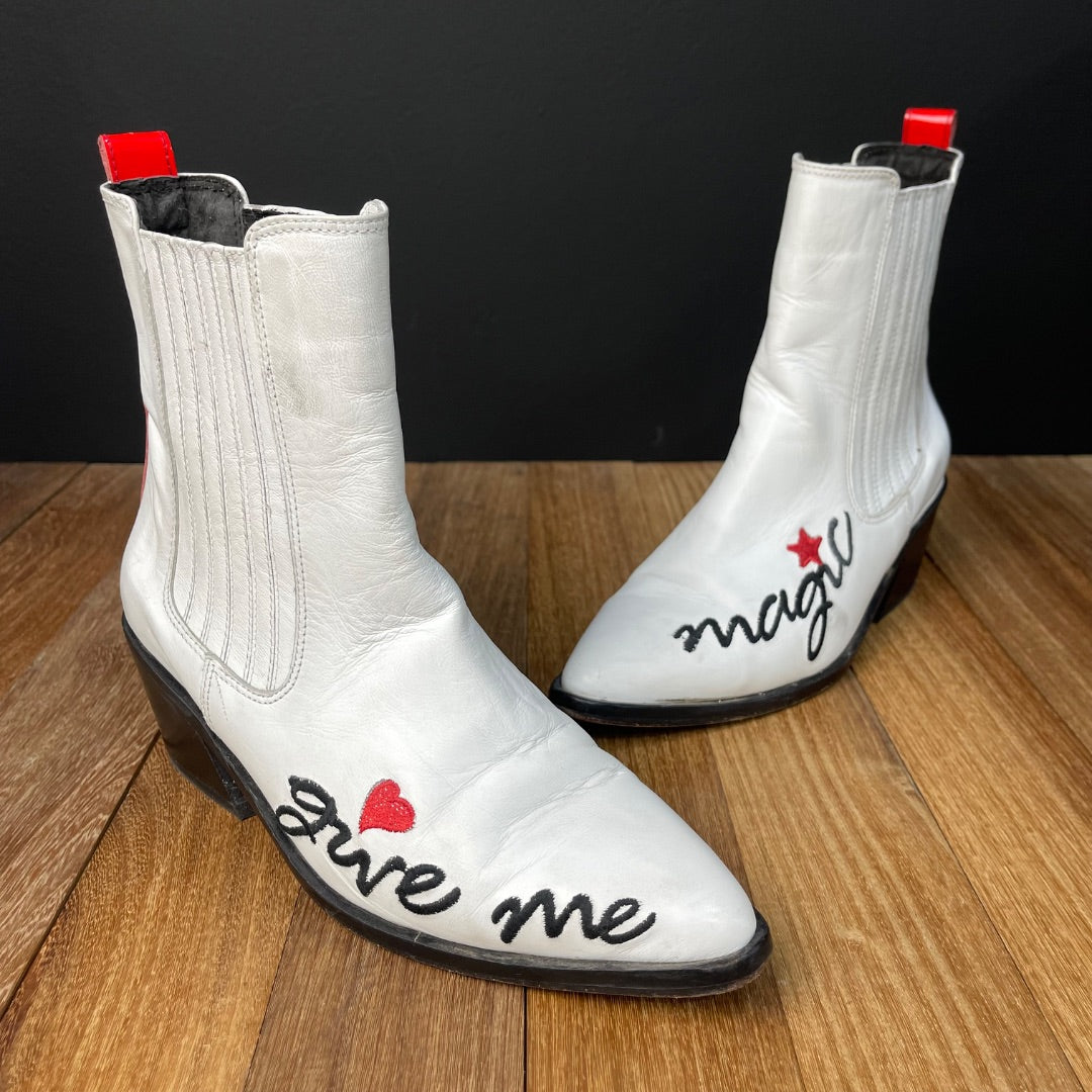 SARKANY  Botas  Blanco  Talle 37