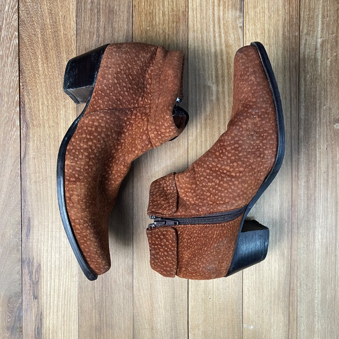 Bota Corta  SIN MARCA  Marron Talle 37