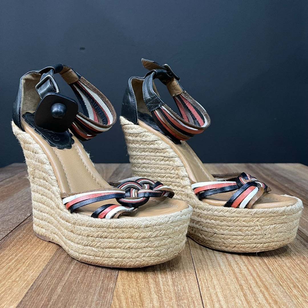 Sandalias  VALENTINO  Varios Marron y Negro Talle 38