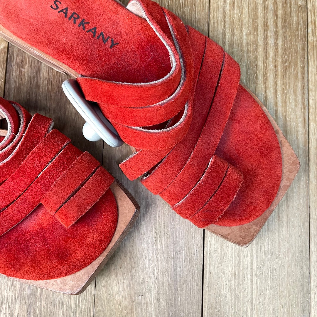 SARKANY  Sandalias  Rojo  Talle 35
