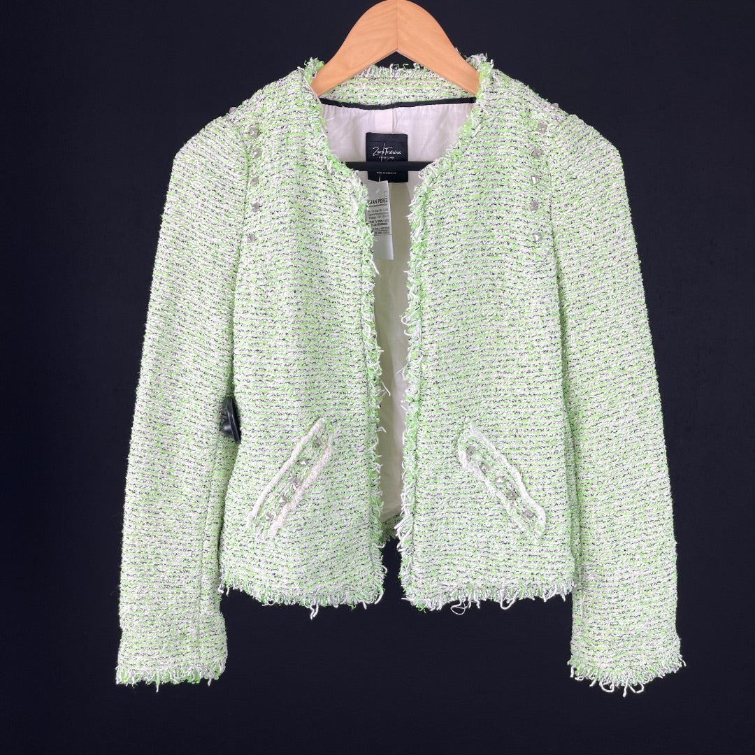 ZARA Saco Verde Talle M