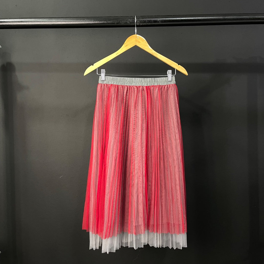 Pollera Larga  SIN MARCA  Rojo Talle S