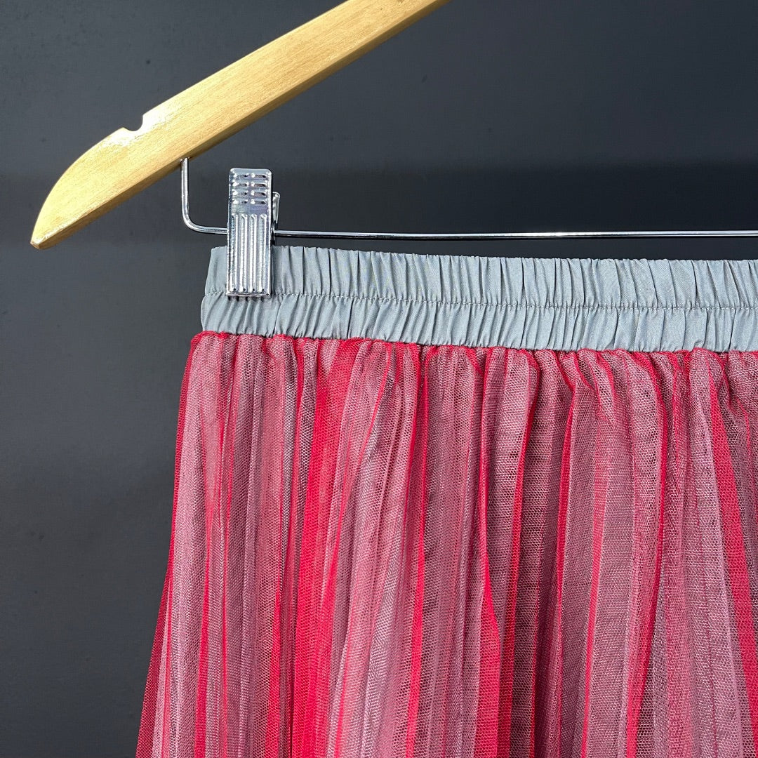 Pollera Larga  SIN MARCA  Rojo Talle S