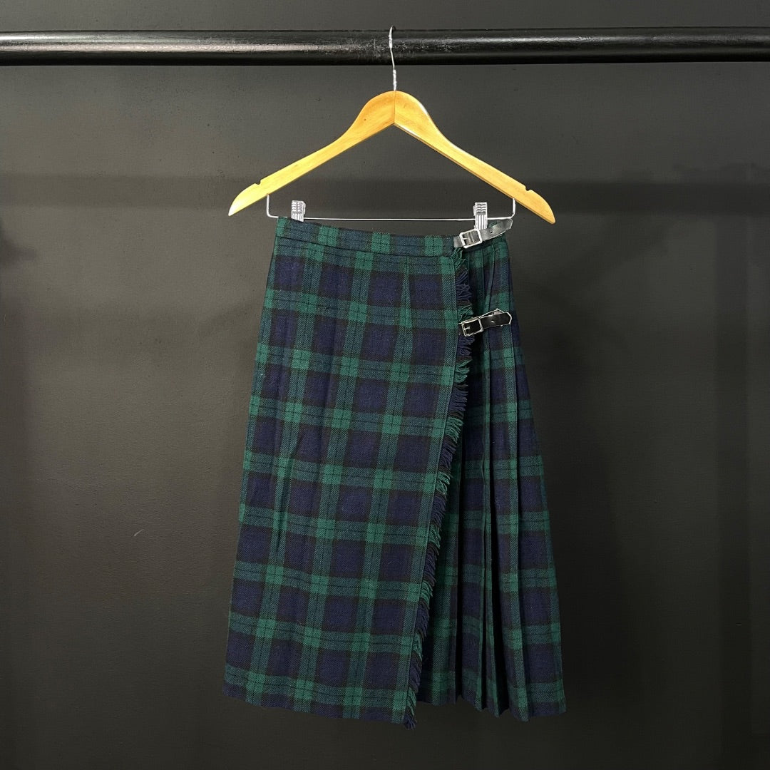 Pollera Media Pierna  SIN MARCA  Varios Escoces Verde Talle S