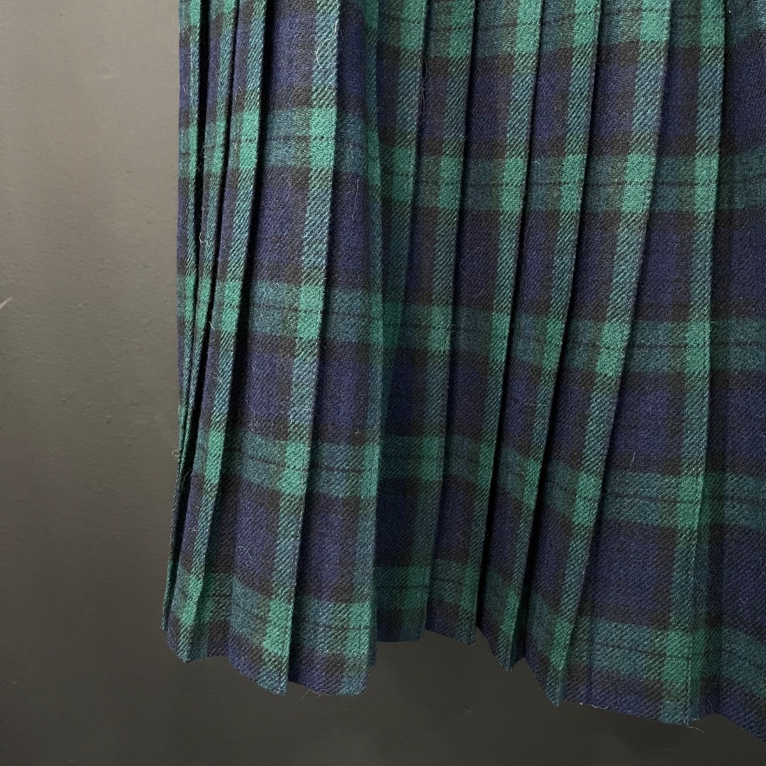 Pollera Media Pierna  SIN MARCA  Varios Escoces Verde Talle S