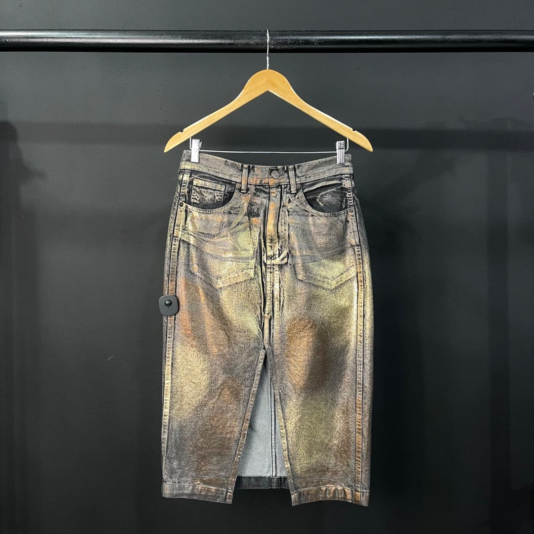 KOSIUKO  Pollera Larga  Dorado  Talle S