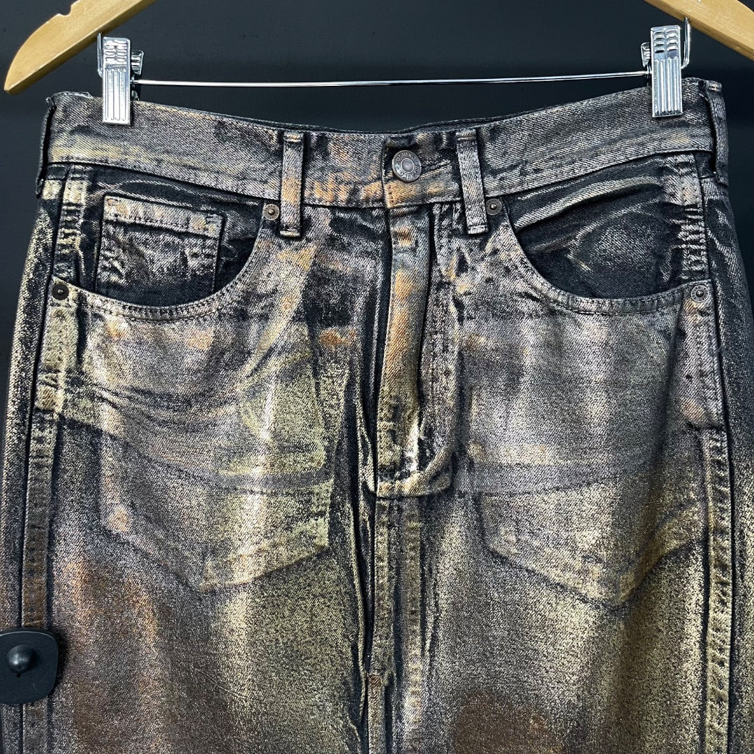 KOSIUKO  Pollera Larga  Dorado  Talle S