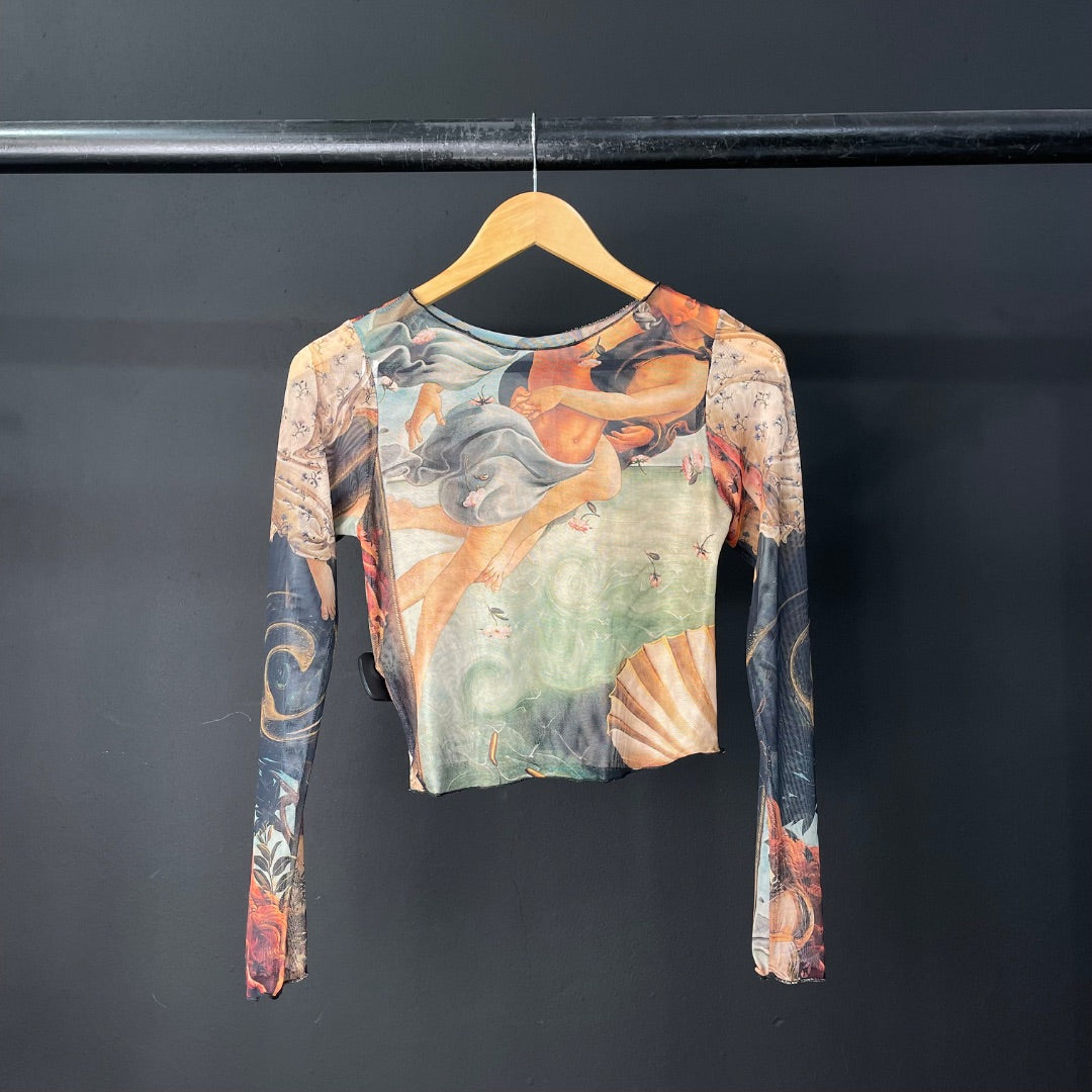 SIN MARCA Remera Manga Larga Varios Talle S