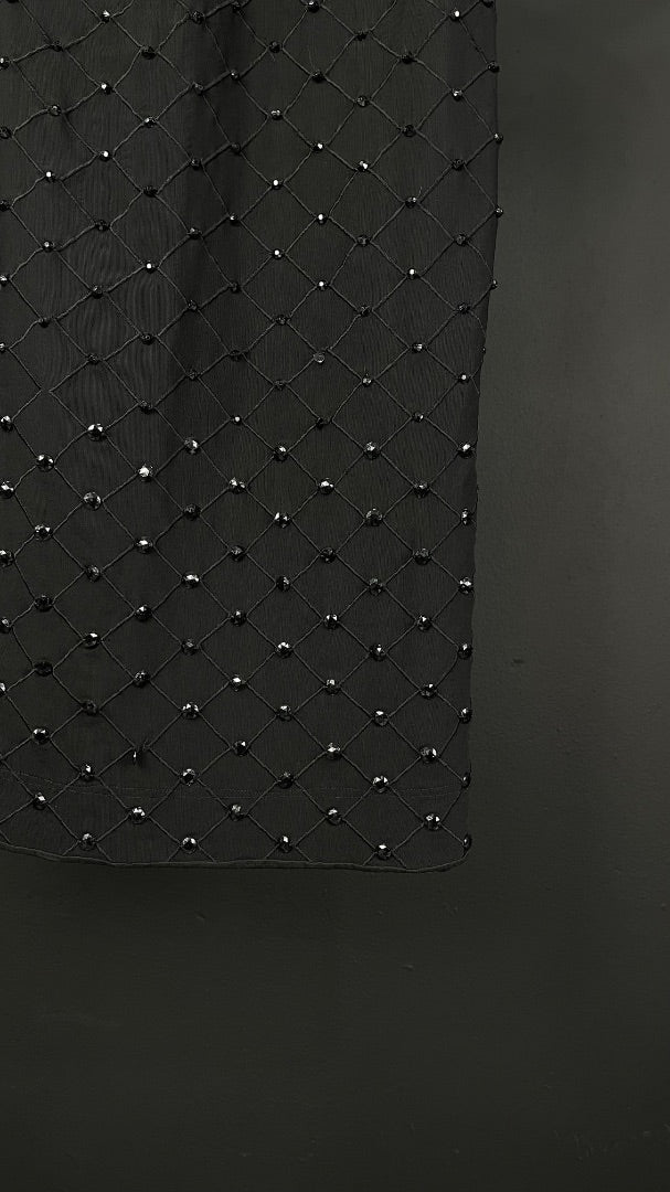 GINEBRA  Pollera Larga  Negro  Talle 2
