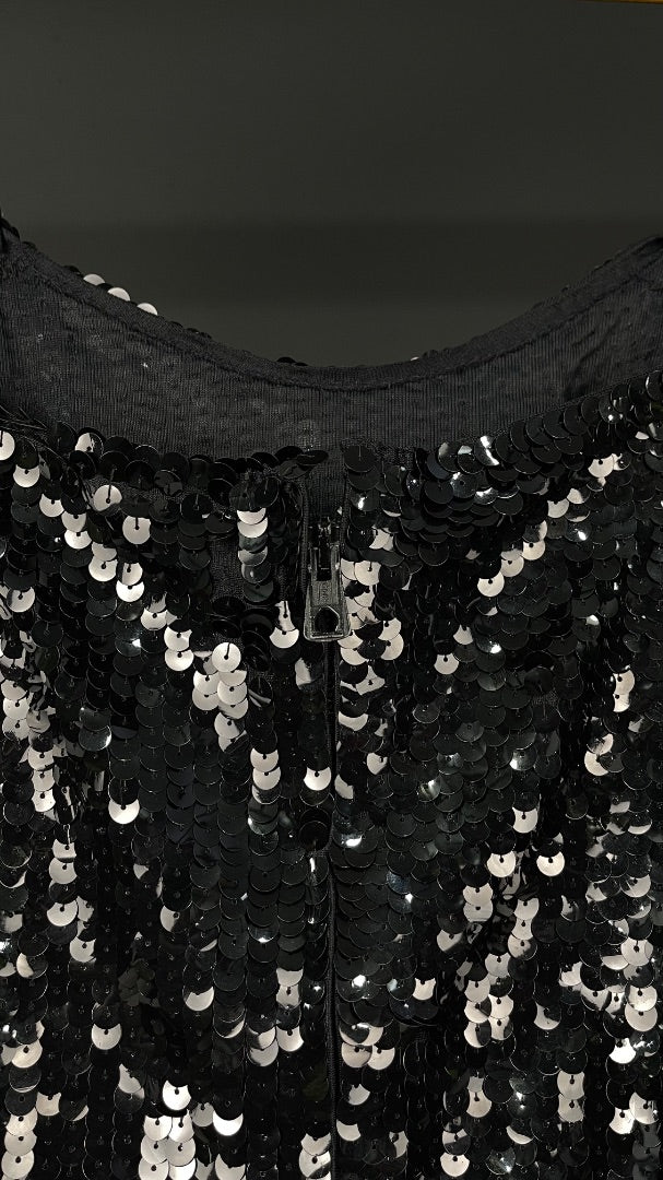 SIN MARCA  Top Sin Mangas  Negro  Talle Unico