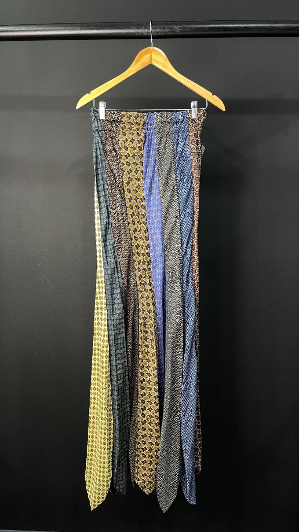 ROPA Y ARTE  Pollera Larga Pollera Corbatas Larga  Varios  Estampado  Talle M